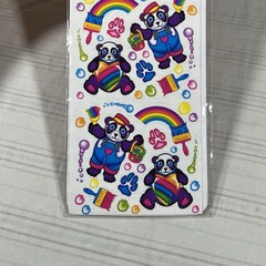 Vintage Lisa Frank Sticker Strip Painter Panda 90s New Sealed