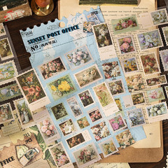 164 Vintage Postage Stamp Stickers for Junk Journal Scrapbook, Journaling Scrapb