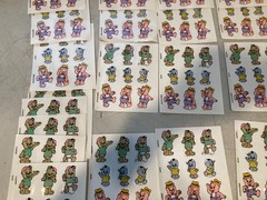 Vintage 1980s Sticker Sheets Post Cereal