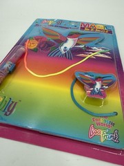 Vintage 90s Lisa Frank Magic Memos Dashley The Humming Bird Rainbow Erase Board
