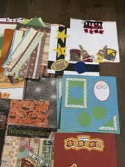 1 POUND Curated Scrapbooking Paper Lot 12×12 Mixed Design Themes Junk Journaling