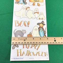 Happy Halloween 12″ STICKER SCRAPBOOK Bo Bunny Press
