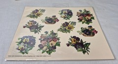 Gallery Graphics Victorian Stickers flowers & more 12 sheets 1990’s NOS