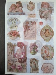 50 Pgs Vintage Series Washi Stickerbook 30 Pgs Stickers 20 Pgs Ephemera