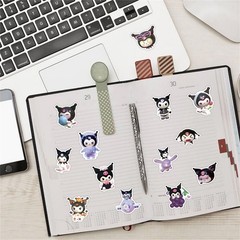 Cute Cartoon Kuromi Stickers for Kids,50PCS Vinyl Waterproof Kuromi Decal for…