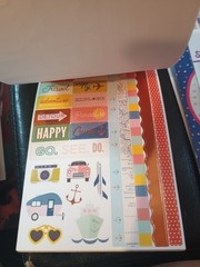 732 Pc Booklet Recollections Planner Stickers Travel Theme