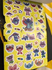 Lilo & Stitch sticker collection book 4 pages 150 stickers sheets angel Disney