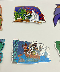 Vintage Looney Tunes USA States Lot of 15 Stickers Unused A&A Global Warner Bros