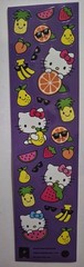 Pipsticks Hello Kitty 2×8 Sticker Sheet «Hello Kitty Fruit» 7-2024