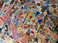 US Vintage Stamps – No Duplicates! Used, off paper. Wide variety