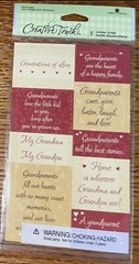 CREATIVE TOUCH Grandparents Are💜 The Family Grandma Grandpa Love Laugh Stickers