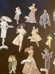 Beautiful Women 20s-60s Fashion Models Junk Journal Collage Scrapbook 37 Pc Lot