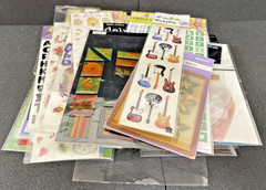 Lot of 50 Large Scrapbooking Lot Stickers Dimensional Stickers Stickers Cut outs