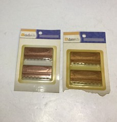 Daisy Ds Index Tabs Black Copper 2 1/4 Inch By 1 Inch Set Of 4 Packs Unopened