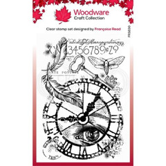 Woodware Craft Clear Stamp THROUGH TIME