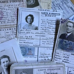 20+piece vintage style￼ID card ) Lot Junk Journal Ephemera read description