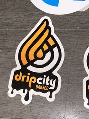 A8 LOT STICKERS MELLOW MUSHROOMS PIZZA BAKERS “G” BLUE LOGITECH DRIP CITY BAKED