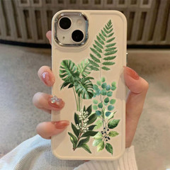 50-Piece Transparent Waterproof Greenery Plant Stickers for Scrapbooking, Journa