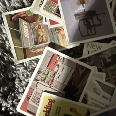 Vintage looking old time advertisements. Lot of 10 randomly picked Stickers