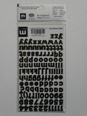 Making Memories Acid/Lignin Free Creative Letter Number Stickers Designer Chunky
