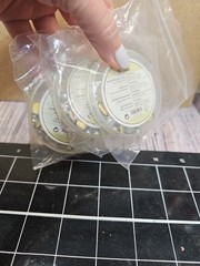 Stampin’ UP! LOT OF 3 METAL RIMMED PEARLS Faux Pearl 24pc EACH 3 sizes