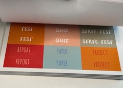 ~NEW Pen+Gear Teachers Sticker Book Of 30 Sheets~1,307 Stickers~