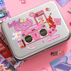 2-in-1 Japanese Sticker Set | 650+ Showa & 800+ Y2K Retro Designs for Crafts, Jo
