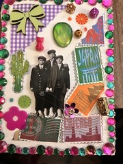 Junk Journal /scrapbook! 5 Vintage Junk Journal Ephemera. 5 Cards W/ Envelopes.