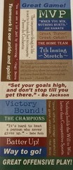 BASEBALL PHRASE Stickers(19pc) •Game•Players•MVP•Victory •Home Team•Card Making•