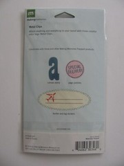 Making Memories METAL CLIPS PASSPORT 6 Pieces NIP