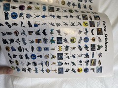 DC Comics Batman Diary Stickers Multicolor Superheroes Multiple Sheets