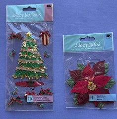 Jolee’s Boutique EK Success New Package Christmas Dimentionsal Stickers 11 Pcs