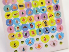 Uozura Fish Heads Stickers Book 274 Seal Book Cute From Japan Fast Shipping