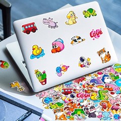 Cute Stickers for Kids, Mixed Adorable Animal Kids Stickers Bulk for Boys Girls