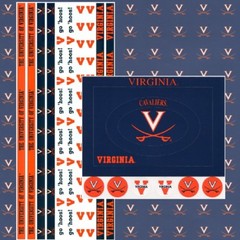 University of Virginia Cavaliers NCAA Scrapbook Kit Sticker Paper U-CHOOSE