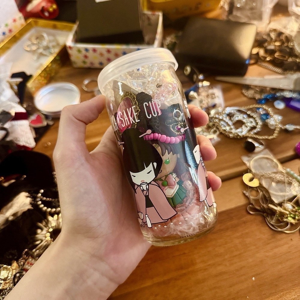 kawaii goth mystery jar Jewelry Lot Vintage New Pink Black Anime Kawaii