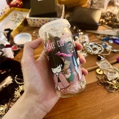 kawaii goth mystery jar Jewelry Lot Vintage New Pink Black Anime Kawaii