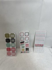 Pen+Gear Paper Lot Of 3 Pack 4-3″x8 Assorted Stickers Sheets #2