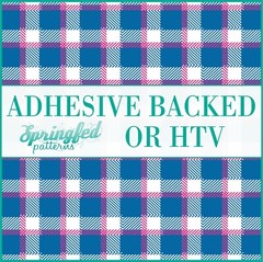 PRINCESS PLAID Pattern #5 Adhesive Vinyl or HTV Heat Transfer Vinyl Tartan Print