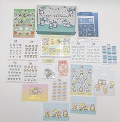 Mixed Lot 19 Hubman And Chubgirl Stickers Pin Post Cards Box Vinyl Die Cuts