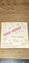Vintage Stickers Cardesign Teenie Weenies T Shirt Teddies Chrome 1 Mod,code20-1