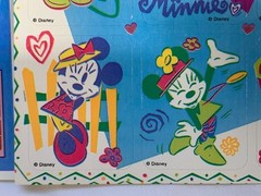 3 Sheets VINTAGE Disney Stickers Mickey & Minnie Donald Pluto + BONUS