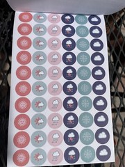 Pen+Gear Paper Sticker Book, Pink and Blue, 15 Sheets, 600+Stickers