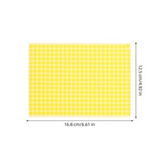 20 Sheets Removable Dot Stickers Color Circle Colored Adhesive Dots Labels