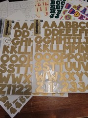 LOT of Alphabet Sticker Letters Mix Crafting Scrapbook Cardmaking Junk Journal