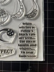 New PRICKLEY PEAR Rubber Stamp set BUILD A CAT Halloween free USA ship