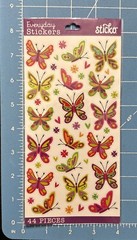 Adhesive Butterflies | Spicier Butterflies Stickers – 44 Pcs