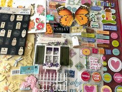 #365 – FAMILY FLOWERS BUTTERFLIES STICKER & EMBELISHMENT LOT JOLEE’S K&CO & MORE