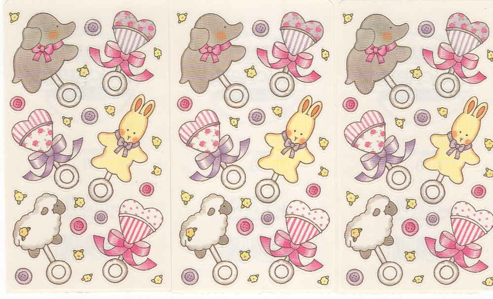 Choice Frances Meyer FMI Stickers Rattles Pink #210 Or Cat #961