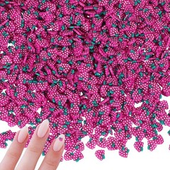 Polymer Clay Slices, 100g Grape Slice Fruit Art Slices, Purple